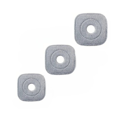 Set 3 rezerva patrate Dreamramp, gri, pentru mop rotativ patrat foto