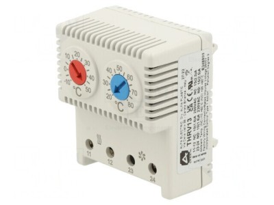 Termostat Senzor NC NO 10A 250V Cleme Şurub -25&amp;divide;80&amp;deg;C THRV13 foto