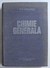 CHIMIE GENERALA de C.D.NENITESCU , foto