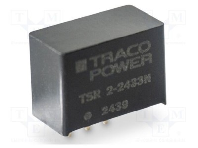 Convertor DC/DC TRACO POWER TSR2 4,6-36V la 3,3V 2A SIP3 foto