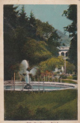 CARTE POSTALA BAILE HERCULANE Parcul foto