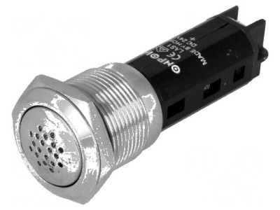 Semnalizator acustic 80dB IP50 &amp;Oslash;19mm 1&amp;divide;10mm 360mW foto