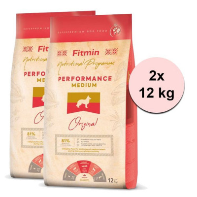 Fitmin Medium Performance 2 x 12 kg foto