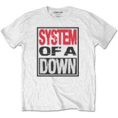Tricou Unisex System Of A Down: Triple Stack Box foto