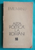 Emil Manu &ndash; Arta poetica la romani ( cu dedicatie si autograf )