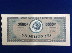 Bancnote Romania - 1000000 lei 1947 - seria 0882G.1065 (starea care se vede) foto
