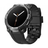 Husa Ringke Rugged Gear pentru Samsung Galaxy Watch8 44mm, Neagra Transparenta