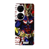 Husa compatibila cu Huawei Nova Y70 model Boku no hero All Might, Silicon, TPU, Viceversa, Transparent, Carcasa