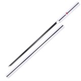 Katana Deco Bamboo Blade - White Naruto Uchiha Pattern (104cm)