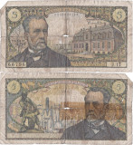 1966 (7 VII), 5 francs (P-146a.2) - Franța