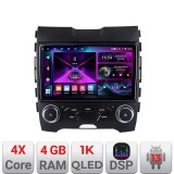 Navigatie Ford Edge 2015-2021 midline A-edge-mid 4+64 InCell Display 1K Android Waze USB Navigatie Internet Youtube Radio