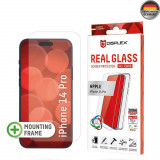 Cumpara ieftin Folie pentru iPhone 14 Pro, Displex Real Glass + Case, Clear