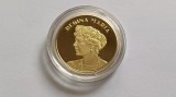 Romania -50 Bani 2019 Regina Maria PROOF, in capsula