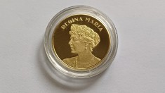 Romania -50 Bani 2019 Regina Maria PROOF, in capsula