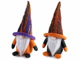 Set 2 figurine Halloween Gnomi textil multicolor cm 11x10x26 H