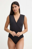 By Malene Birger costum de baie dintr-o bucată culoarea negru, cupa moale