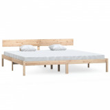 Cumpara ieftin Cadru de pat Super King, 180x200 cm, lemn masiv de pin