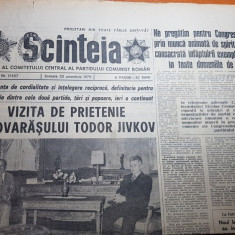 ziarul scanteia 20 octombrie 1979-vizita lui ceausescu cu tudor jivkov in brasov