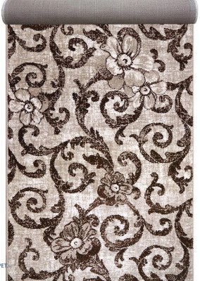 Traversa Covor, Cappuccino 16003, Bej / Crem, Latime 100 cm, Diverse Lungimi, 1700 gr/mp foto