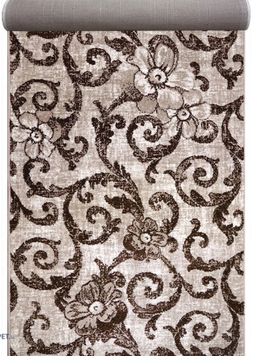 Traversa Covor, Cappuccino 16003, Bej / Crem, Latime 100 cm, Diverse Lungimi, 1700 gr/mp