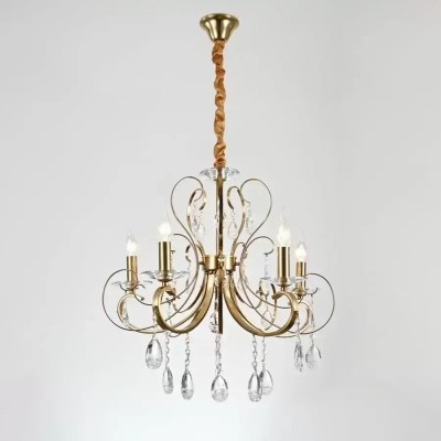Candelabru Gordon 5x E14 Auriu foto