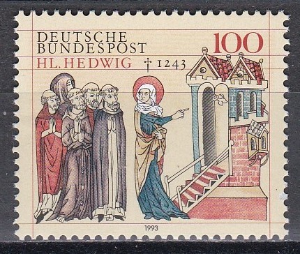Germania 1993 - 750 de ani de la moartea Sfintei Hedwig Heidrich, MNH