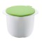 Recipient pentru preparat branza, flippy, capac de silicon, cheese maker din plastic, strecuratoare, 17x14.5x12.8 cm, alb