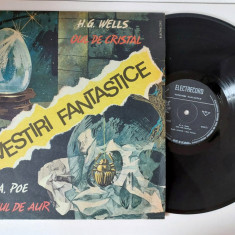 H.G. Wells / E.A. Poe – Povestiri Fantastice - Vinil Disc LP ELECTRECORD