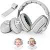 Casti Antifonice 2 in 1 Pentru Bebelusi si Copii 3-48 luni WePro Store, Bentita Elastica Moale si Clasica Superioara, protectie auditiva in medii zgom