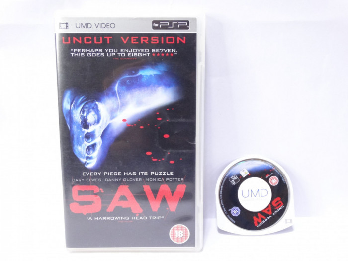 Film UMD Sony PSP Playstation Portable - SAW Uncut Version