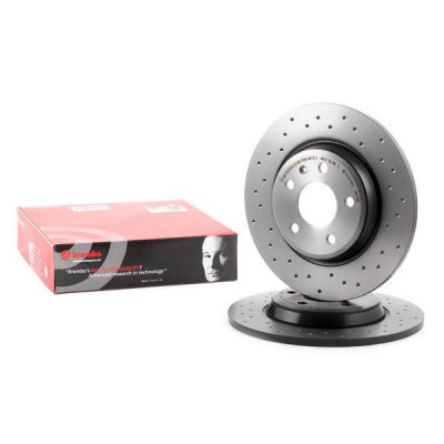 Disc Frana Perforat Spate Brembo Audi A4 B8 2007-2015 08.A759.1X foto