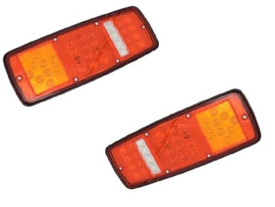 Set lampi Stop camion / remorca cu LED 12V ALM 28 X 10,5 foto