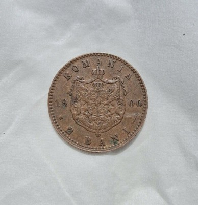Moneda 2 bani 1900 B foto