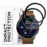 Folie Protectie Techsuit Nano Flex pentru Garmin Venu 4 45mm, Set 2 bucati, Plastic, Neagra