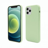 Husa de protectie Vetter pentru iPhone 12 Pro, 12, Clip-On Soft Touch Silk Series, Green