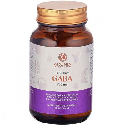 Gaba Premium 750 miligrame 60 capsule Aronia Charlottenburg foto
