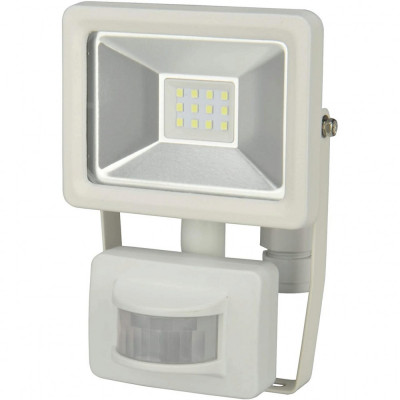 Reflector Led Cu Senzor De Mișcare IP44 10W 800 Lumen Alb Unitec 30055 foto