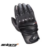 Manusi barbati pentru scuter - motocicleta racing vara Seventy model SD-C8 negru/gri &ndash; marime: XL (10)
