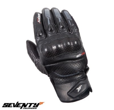Manusi barbati pentru scuter - motocicleta racing vara Seventy model SD-C8 negru/gri &amp;ndash; marime: L (9) foto