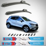 Cumpara ieftin Ștergătoare Auto TeamCar Set Față Opel Mokka/Mokka X (2012-2019) Plate Compatibile 650mm+350mm