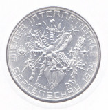 Moneda Austria 50 Shilingi 1974 - KM#2919 UNC ( argint 20 g, Expo flori Viena )