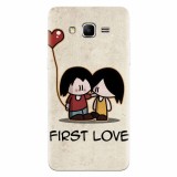 Husa silicon pentru Samsung Grand Prime, First Love Great Lock Screen