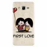 Husa silicon pentru Samsung Grand Prime, First Love Great Lock Screen