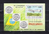 M2 XC 50 - Colita foarte veche - Cuba - filatelie, Aviatie, Stampilat