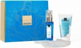 Cumpara ieftin Set Cadou Anew HA, Ser cu Acid Hialuronic 30 ml + Crema pe Baza de Apa 50 ml + Masca din Silicon, Avon