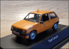 Macheta Opel Corsa A &amp;quot;Stadt Nurnberg&amp;quot; (1982) 1:43 Schuco (vitrina crapata) foto