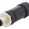 Mufă M12 4 Pin Terminal cu Șurub pe Cablu