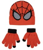 Set Sapca, Caciula, Manusi Spiderman Copii Baieti Cerda Acril Peste 3 Ani
