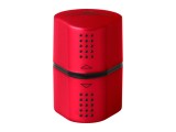 Ascutitoare plastic tripla cu container grip 2001 rosie/albastra Faber-Castell