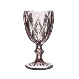 Cumpara ieftin Set 6 pahare de vin Vintage culoare mov 8x8x16cm